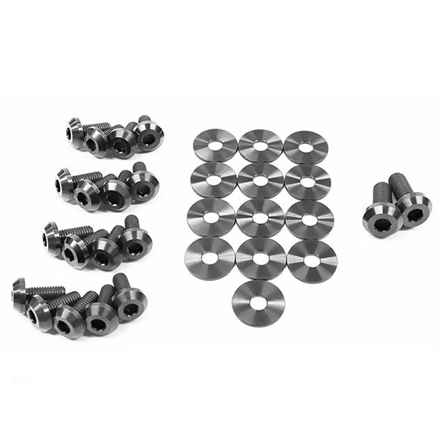 Evasive Motorsports Dress Up Bolts Titanium Partial Engine Bay Kit Hyundai Genesis Coupe BK