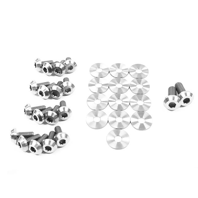 Evasive Motorsports Dress Up Bolts Titanium Partial Engine Bay Kit Hyundai Genesis Coupe BK