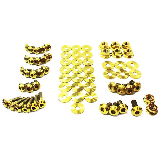 Evasive Motorsports Dress Up Bolts Titanium Engine Bay Kit Hyundai