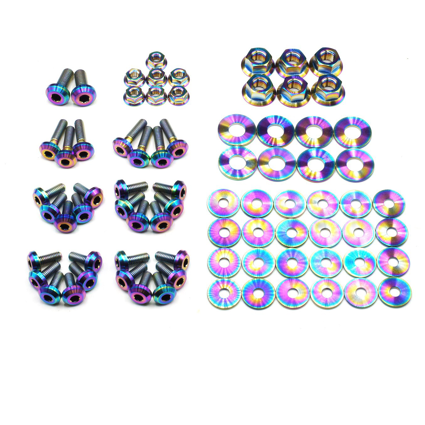 Evasive Motorsports Dress Up Bolts Stage 2 Titanium Hardware Engine