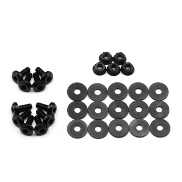 Dress Up Bolts Titanium Hood Kit - Honda Civic Type R 17-21 (Black)