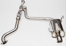 Invidia Q300 Single Exit Exhaust (SS Tip) - Subaru WRX / STI 15-21