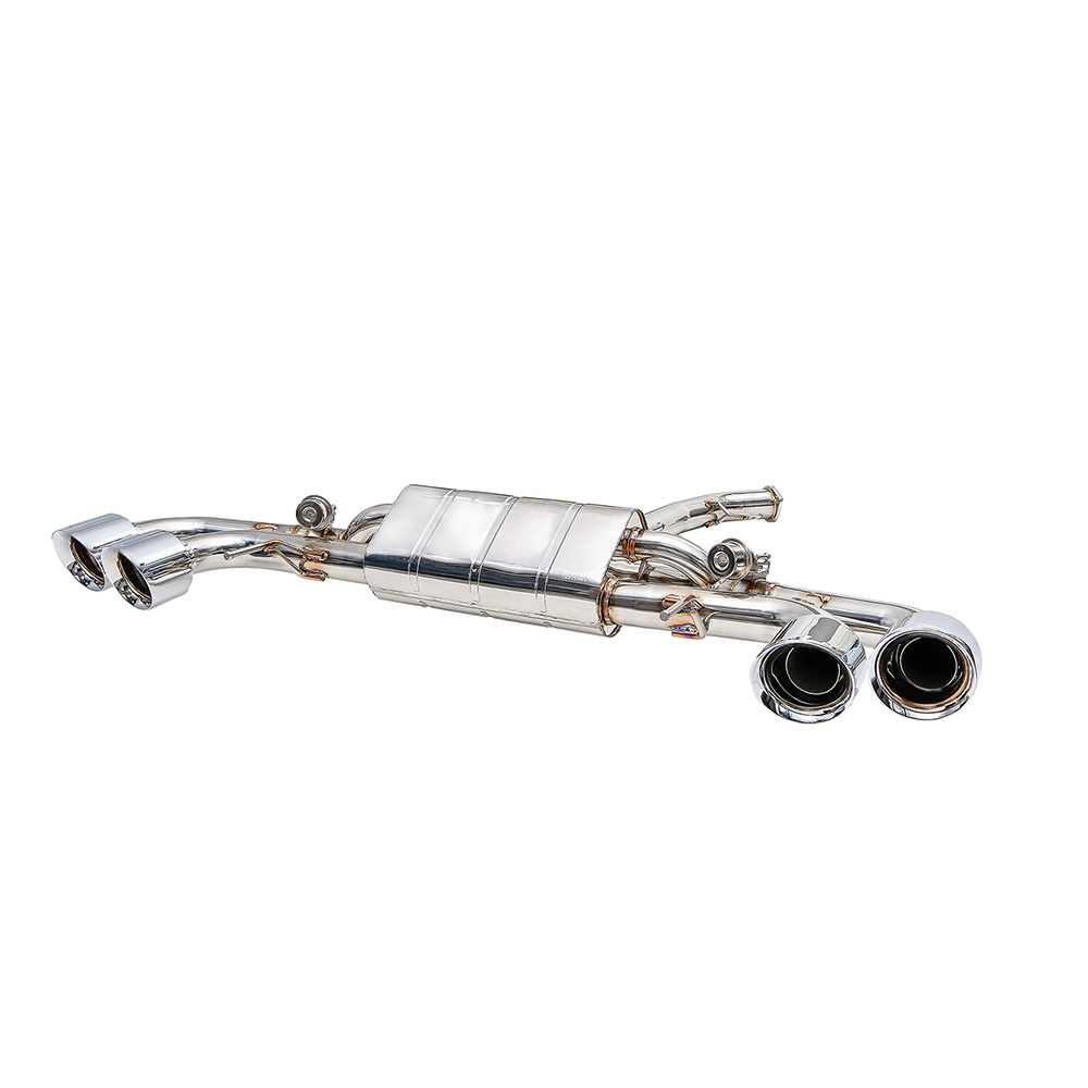 Evasive Motorsports IPE Y pipe + Midpipe + Valvetronic Muffler + Remote + Silver Tip Nissan