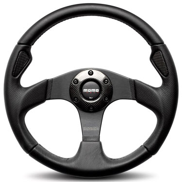 MOMO ステアリング JET 350mm Evasive Motorsports: Momo Jet Steering Wheel - 350mm (Black)