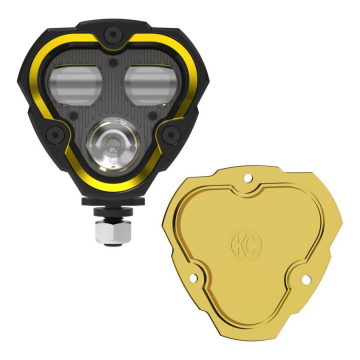 KC HiLiTES FLEX ERA 3 Dual Mode SAE Fog LED Light Pod Master Kit - Single Light