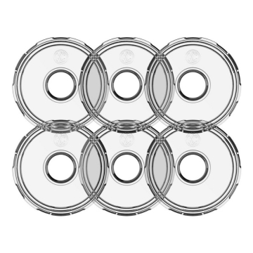 KC HiLiTES Cyclone V2 LED Replacement Lens - Clear / 6-PK