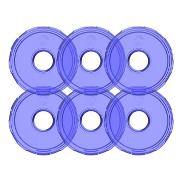KC HiLiTES Cyclone V2 LED Replacement Lens - Blue / 6-PK