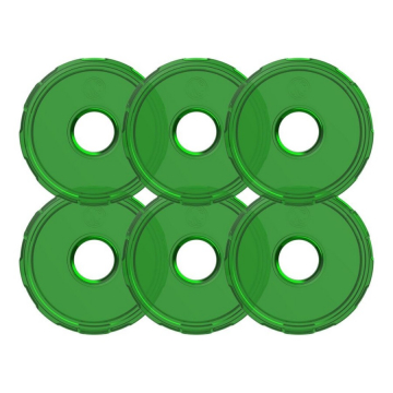 KC HiLiTES Cyclone V2 LED Replacement Lens - Green / 6-PK