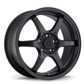 Konig Backbone Wheel - 15x6.5 / Offset +38 / 4x100 (Matte Black)