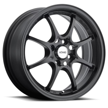 Konig Helium Wheel - 15x6.5 / Offset +40 / 4x100 (Matte Black)