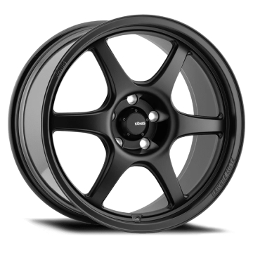 Konig Hexaform Flow Formed Wheel - 15x7.5 / Offset +35 / 4x100 (Matte Black)