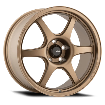 Konig Hexaform Flow Formed Wheel - 15x7.5 / Offset +35 / 4x100 (Matte Bronze)