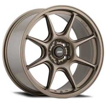 Konig Lockout Wheel - 15x7.0 / Offset +38 / 4x100 (Matte Bronze)