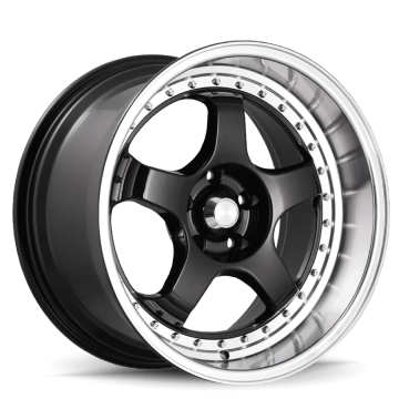 Konig SSM Wheel - 18x8.0 / Offset +42 / 5x100 (Gloss Black with Machined Lip)