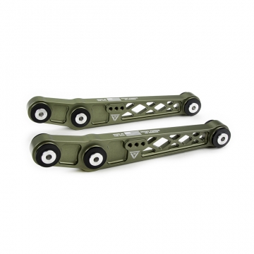 Voodoo13 Rear Lower Control Arm (Hard Anodized Green) - Acura Integra 90-01 ex. Type R, Honda Civic 89-95, CRX 89-91