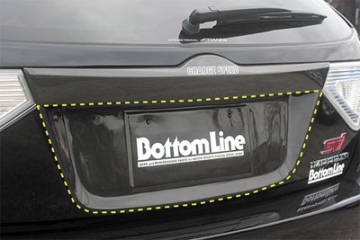 Bottomline Carbon License Plate Cowl - Subaru Impreza STI 2008