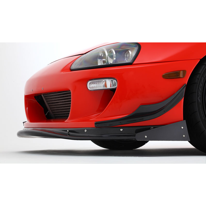 Evasive Motorsports: Ridox Max Orido Front Lip Diffuser (Half Carbon) -  Toyota Supra JZA80 93-98