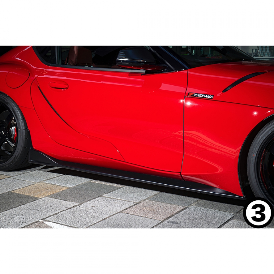 新品AKEa MAX ORIDO SUPRA サイドステップ　カーボン Evasive Motorsports: Max Orido x AKEa Side Step - Toyota GR