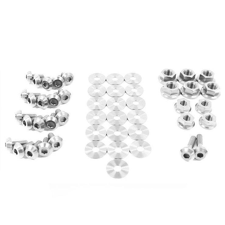 Evasive Motorsports Dress Up Bolts Titanium Engine Bay Kit Mazda RX