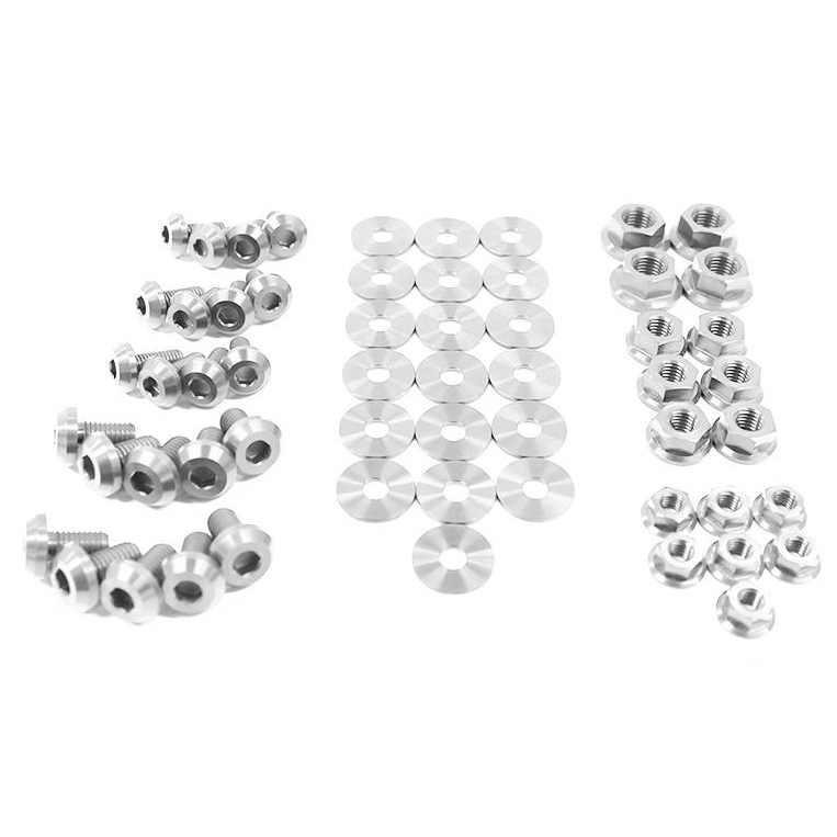 Evasive Motorsports Dress Up Bolts Titanium Engine Bay Kit Mazda RX