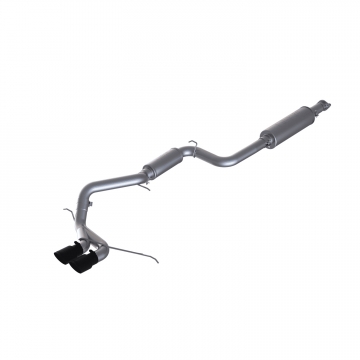 MBRP Exhaust (3" Cat Back, Dual Center Outlet, T409 with Black Tips) - Ford Focus ST 2.0L EcoBoost 13-18