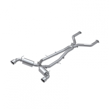 MBRP Exhaust (3" Cat Back, Dual Rear, T304) - Infiniti Q60 3.0L RWD/AWD 17-19