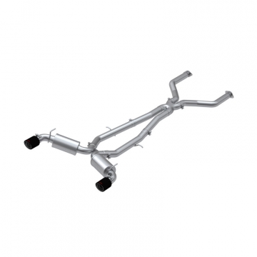MBRP Exhaust (3" Cat Back, Dual Rear, T304 with Carbon Fiber Tips) - Infiniti Q60 3.0L RWD/AWD 17-19