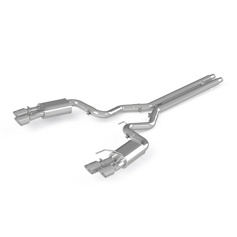 MBRP T304 3in Cat-Back Dual Split Rear Exit Race Exhaust | Ford Shelby GT500 (11-12) (S7260304)