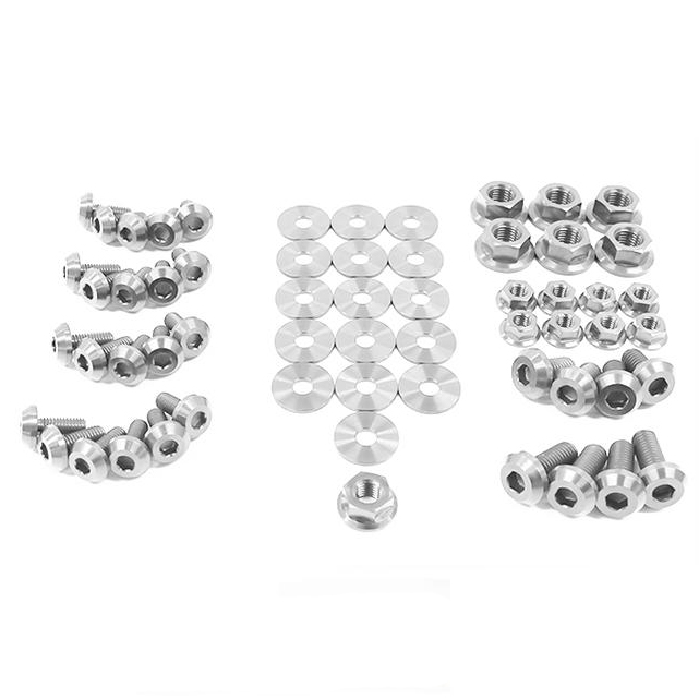 Evasive Motorsports Dress Up Bolts Titanium Engine Bay Kit
