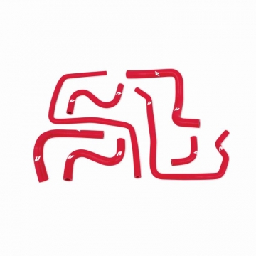 Mishimoto Silicone Ancillary Hose Kit (Red) - Subaru WRX / WRX STI 04-07