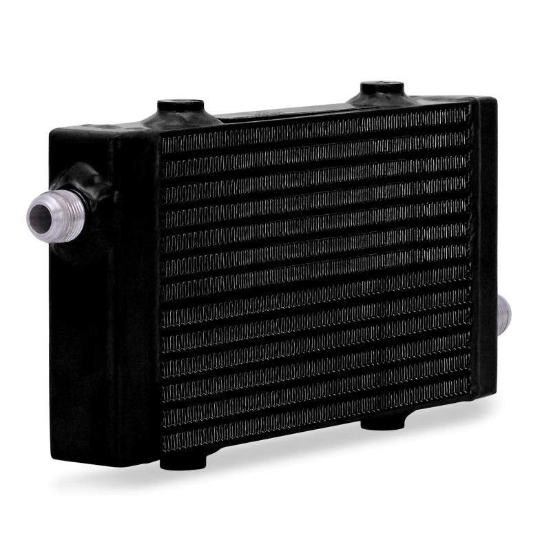 Mishimoto Universal Small Bar and Plate Dual Pass Black Oil Cooler