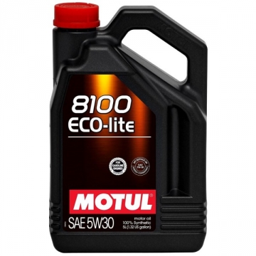Motul Synthetic Engine Oil 8100 Eco-Lite 5w30 5L (1.3 gal.)