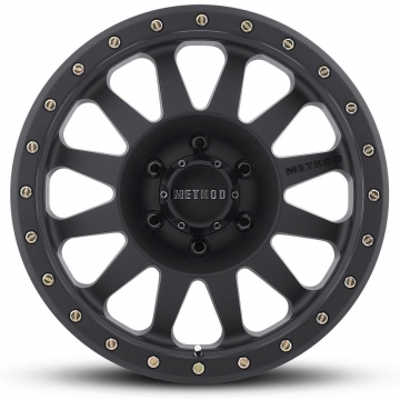 Method Race 304 Double Standard Wheel - 15x10 / Offset -50 / BS 3.5in / PCD 5x4.5 (Matte Black)