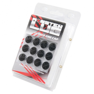Monster Lug Closed End Caps - Black