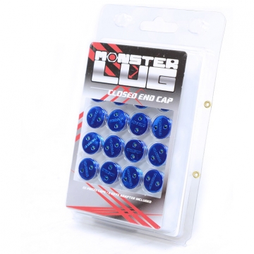Monster Lug Closed End Caps - Blue