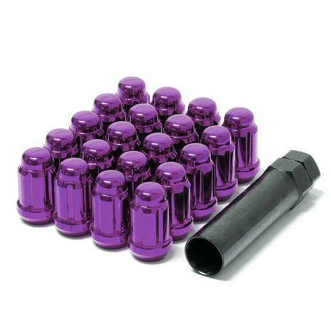 Wheel Mate Muteki Classic Lugnuts - Purple (Close Ended