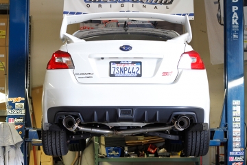 MXP Catback Exhaust (Dual Single Tip) - Subaru WRX STI 15-21