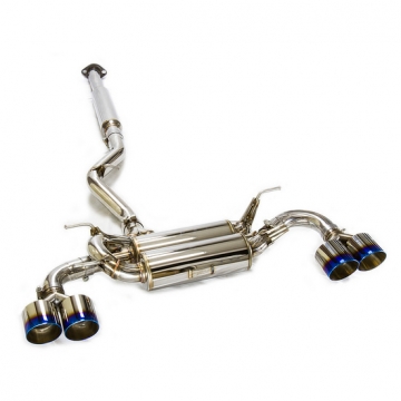 MXP SP Catback Quad Tip Exhaust - Scion FR-S (w/ TRD Rear Diffuser) 13-16