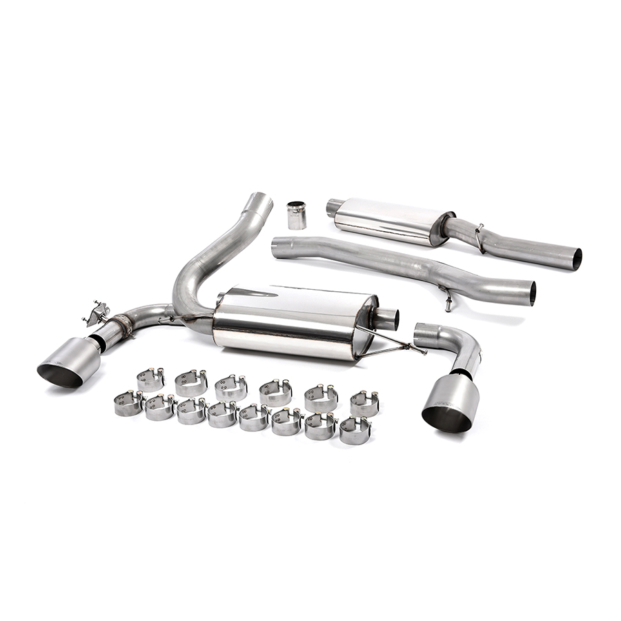 MBRP 3in Aluminized Dual Outlet Cat-Back Exhaust | Ford Focus RS (16+) (S4203AL)