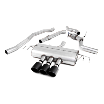 Milltek Cat Back Exhaust System (Race Non Resonated / Jet-100 Carbon Fiber Tips) - Honda Civic Type R FK8 17-21
