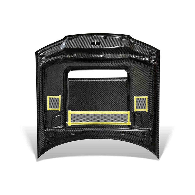 Evasive Motorsports: Muse Dry Carbon 400R Style Hood - Nissan