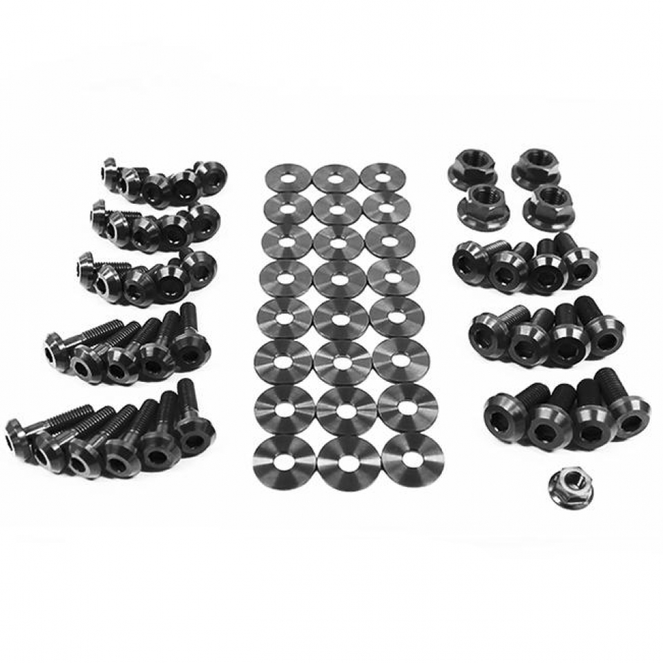 Evasive Motorsports: Dress Up Bolts Titanium Engine Bay Kit