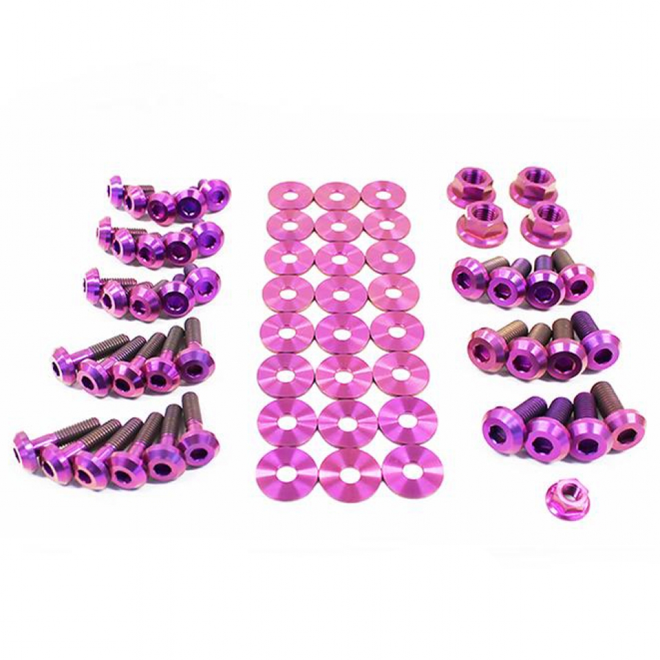 Evasive Motorsports: Dress Up Bolts Titanium Engine Bay Kit