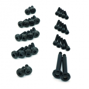 Dress Up Bolts Stage 2 Titanium Engine Kit - Nissan RB26 Engine (Black)