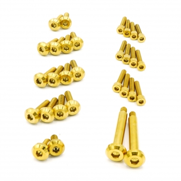 Dress Up Bolts Stage 2 Titanium Engine Kit  - Nissan RB26 Engine (Gold)
