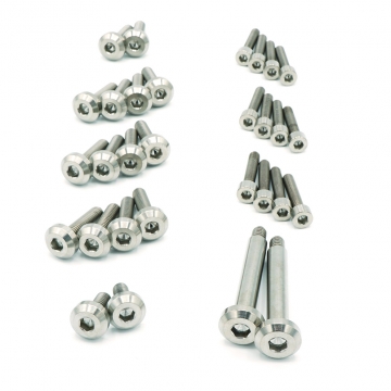 Dress Up Bolts Stage 2 Titanium Engine Kit  - Nissan RB26 Engine (Polished)