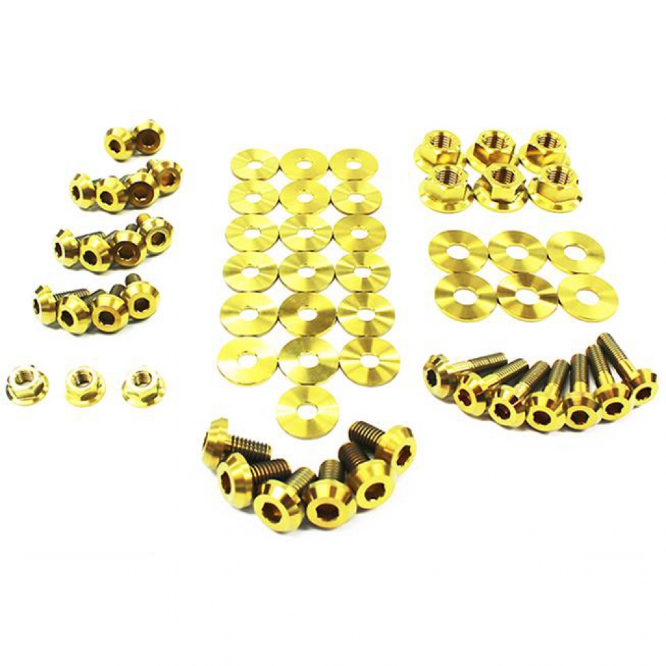 Evasive Motorsports: Dress Up Bolts Titanium Engine Bay Kit