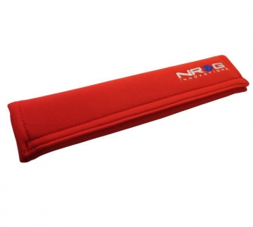 NRG Seat Belt Pads 3.5" (wide) x 17.3" - Red (1piece) Long