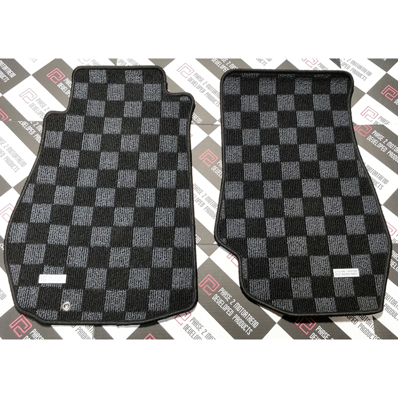 Evasive Motorsports: Phase 2 Motortrend Checkered Race Floor Mats