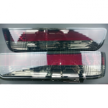 Phase 2 Motortrend 2 Piece Rear Tail Light Kit (Smoked / LED Version) - Nissan S13 Coupe 89-94 JDM & USDM